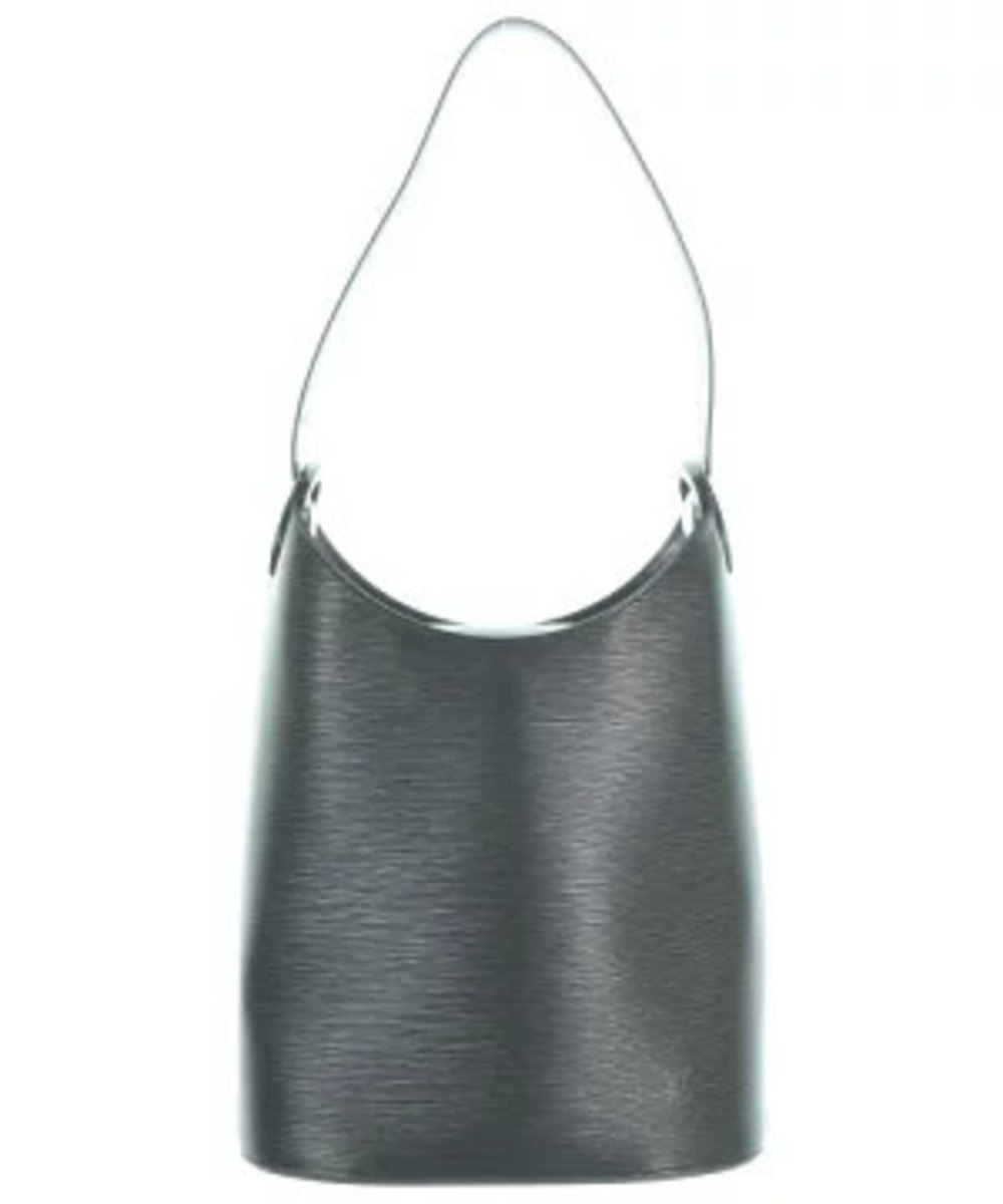 Louis Vuitton Shoulder Bag Leather Black